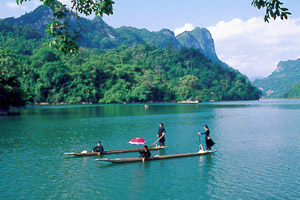 lac Ba Be à Bac Kan lac Ba Be