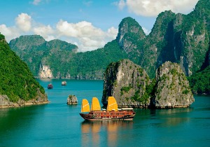 Indochina Sails Junk Halong Bay, Vietnam Indochina Sails Junk Halong Bay, Vietnam
