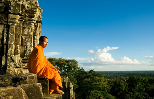 Sunset on Bakheng, Siem Reap, Cambodia